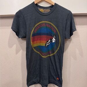 Aviator Nation Men's Charcoal Graphic Tee